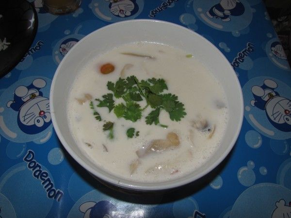 том кха кай - суп с кокосовым молоком