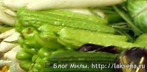 горькая дыня момордика овощи тайской кухни