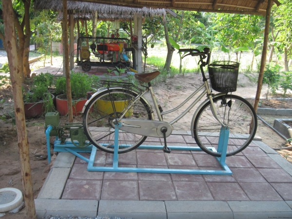 Велосипед с генератором