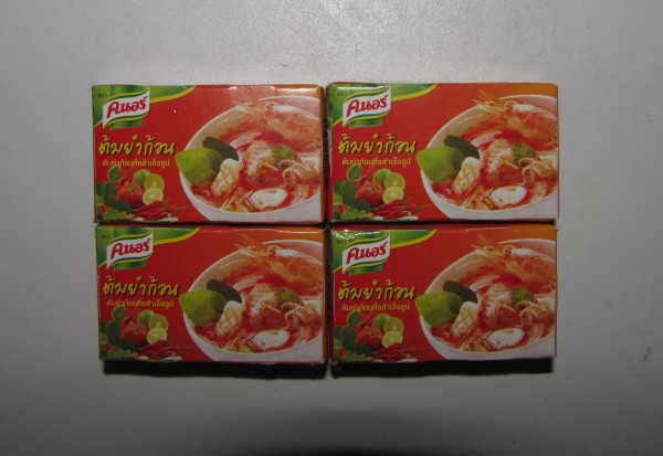 Бульонные кубики Knorr с тайским вкусом