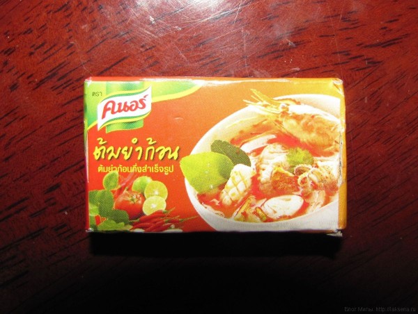 тайская еда в коробочках кнорр том ям