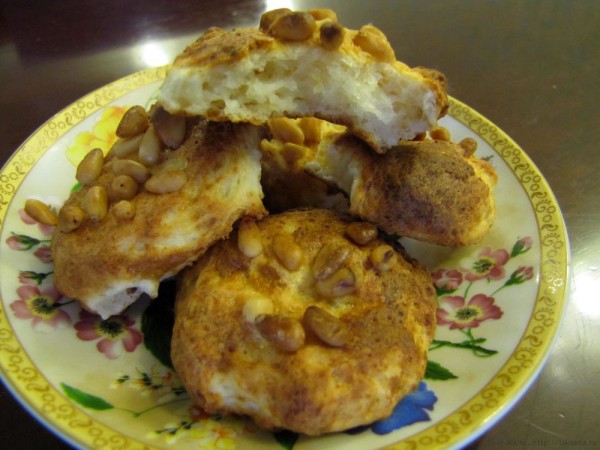 творожное печенье с орехами