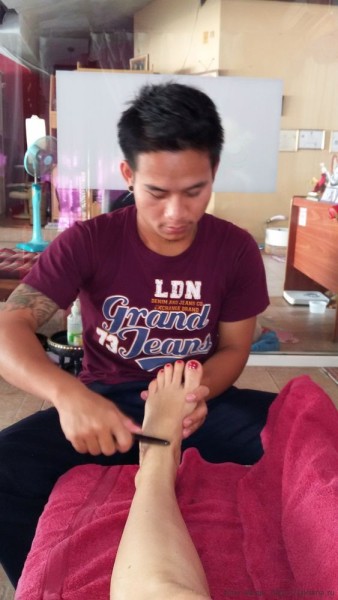 тайский массаж ног