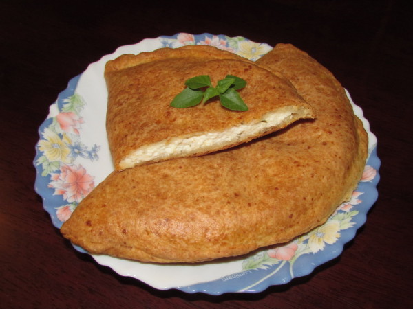 Хачапури с сыром из творожного теста