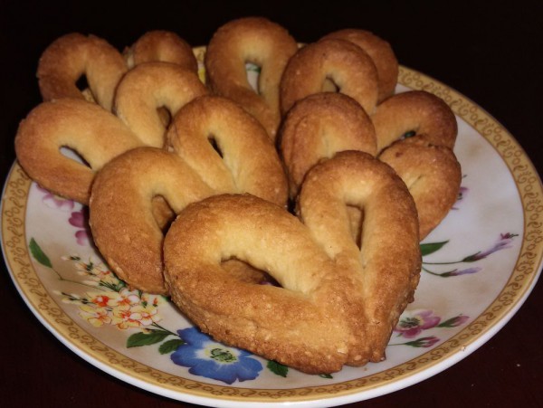 Печенье на вареных желтках рецепт "Сердечки"