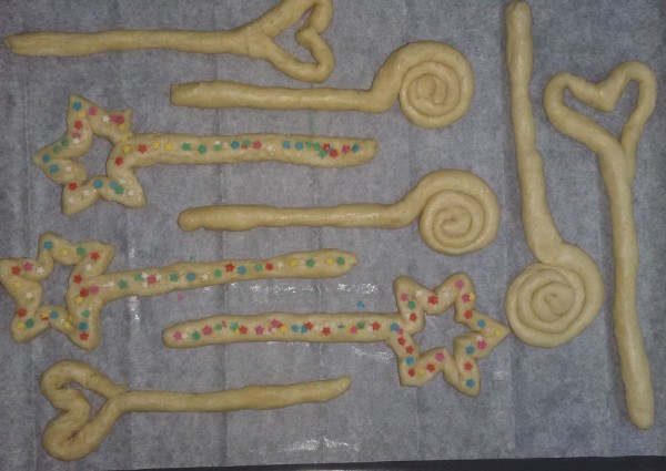 Волшебные палочки - печенье для детского праздника