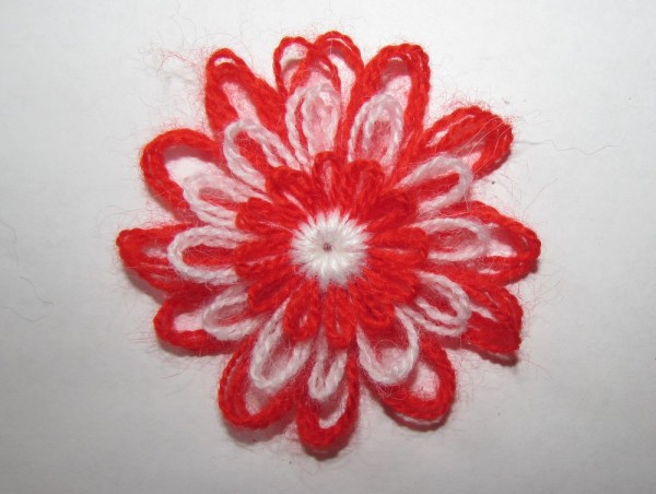 Двухцветный цветок на луме тенерифе