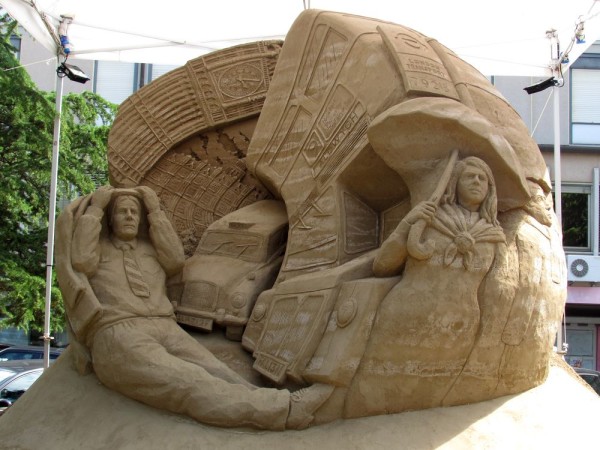 Фестиваль песчаных скульптур, Лидо ди Езоло, 2016 лондон