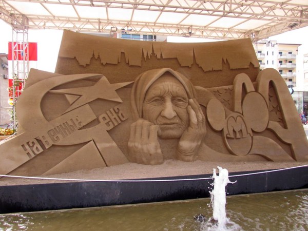 Фестиваль песчаных скульптур, Лидо ди Езоло, 2016 прага