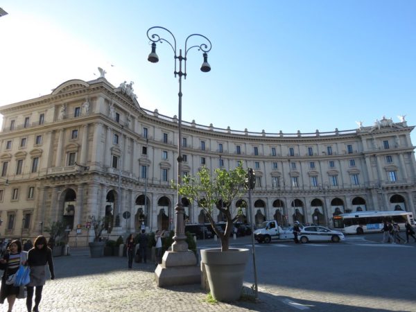 Площадь Республики в Риме