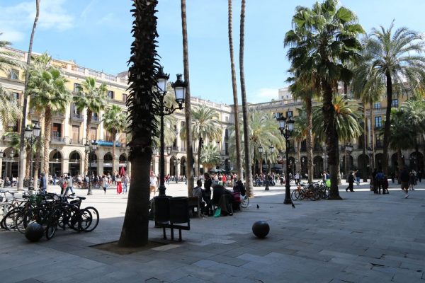 Королевская площадь Барселона