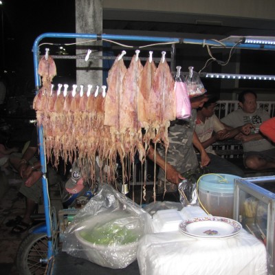 блюда из рыбы и морепродуктов в таиланде Сушеные кальмары