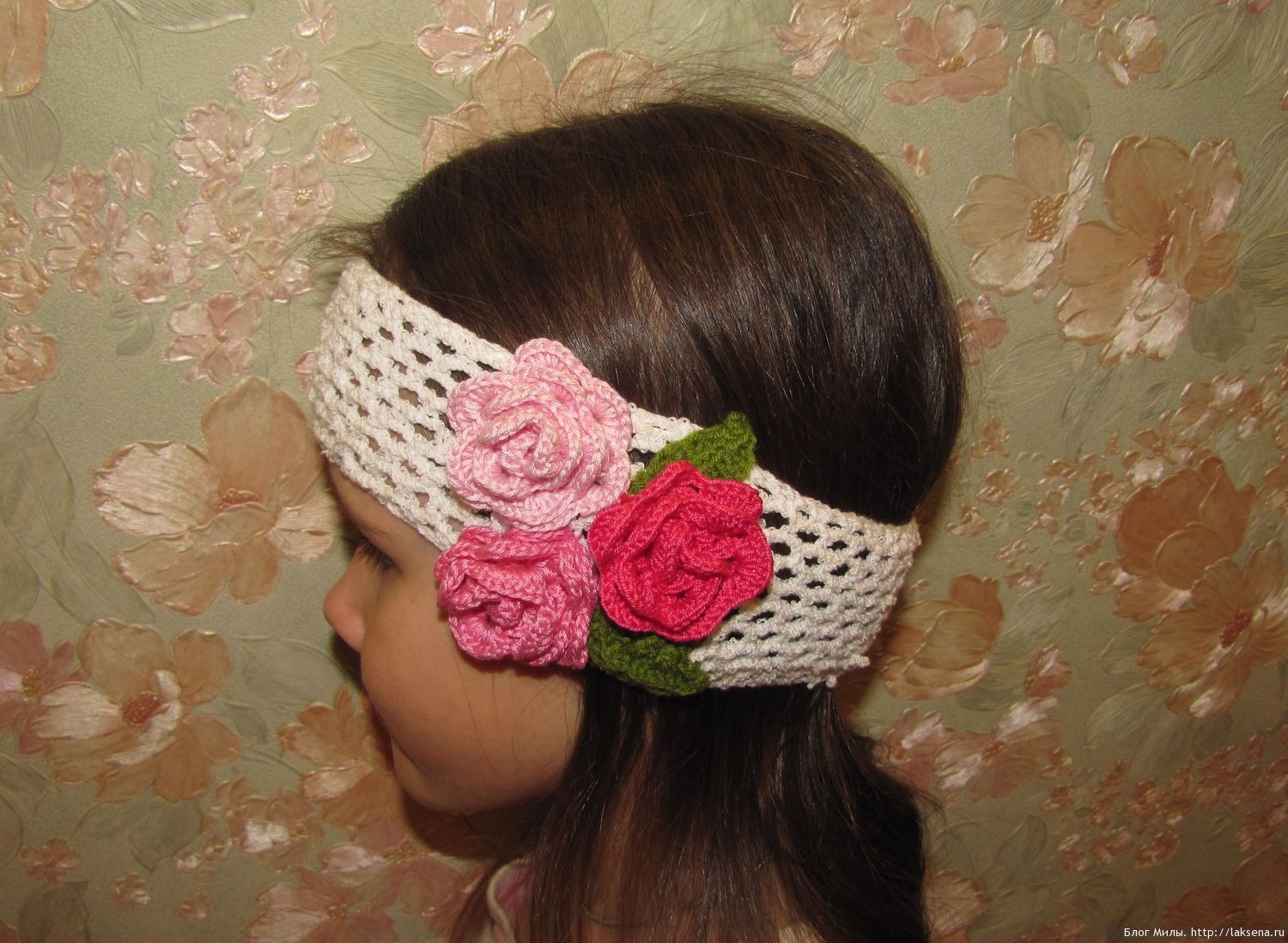 Вязание повязки на голову крючком для женщин