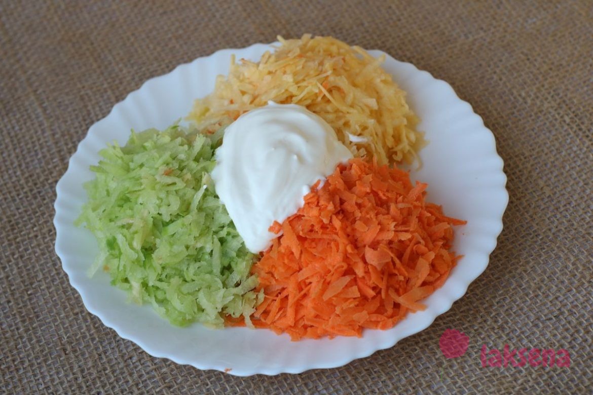 Салат с репой Витаминный светофор