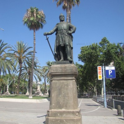 парк цитадели в барселоне статуя Руджеро Лауриа
