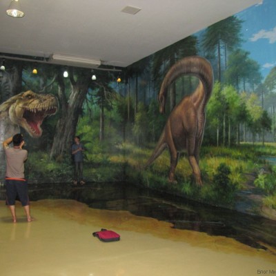 3D галерея Art in paradise Pattaya динозавры