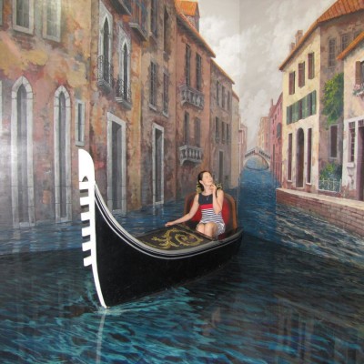 3D галерея Art in paradise Pattaya гондола венеция