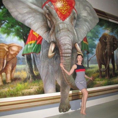 3D галерея Art in paradise Pattaya слон