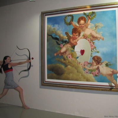 3D галерея Art in paradise Pattaya стрела амура
