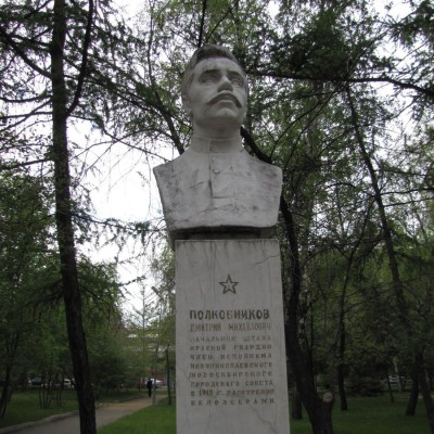 памятники в новосибирске бюст полковникова