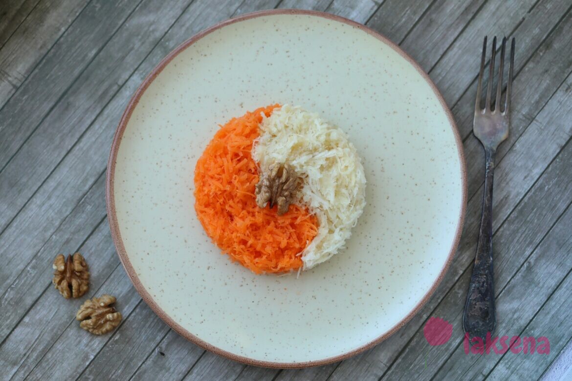 Салат из сельдерея и моркови