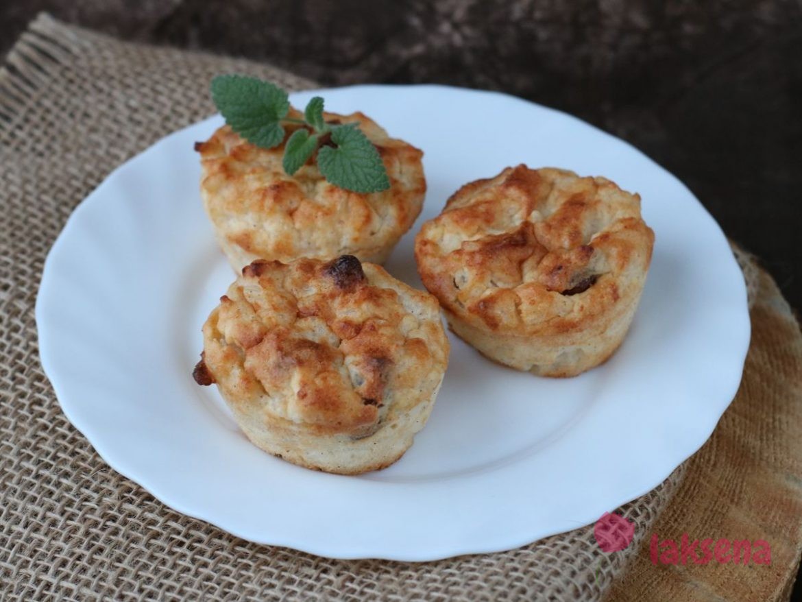 Творожно-рисовая запеканка с изюмом