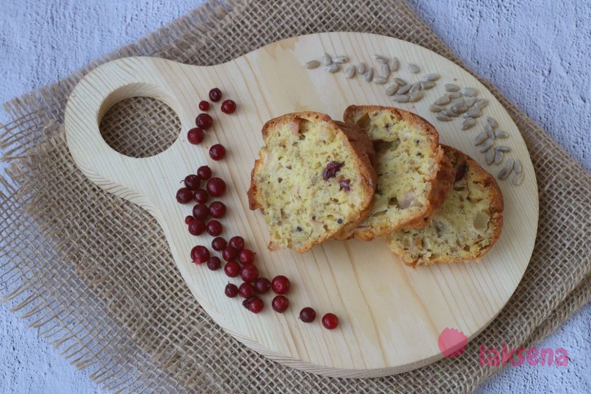 Кекс с семенами подсолнечника