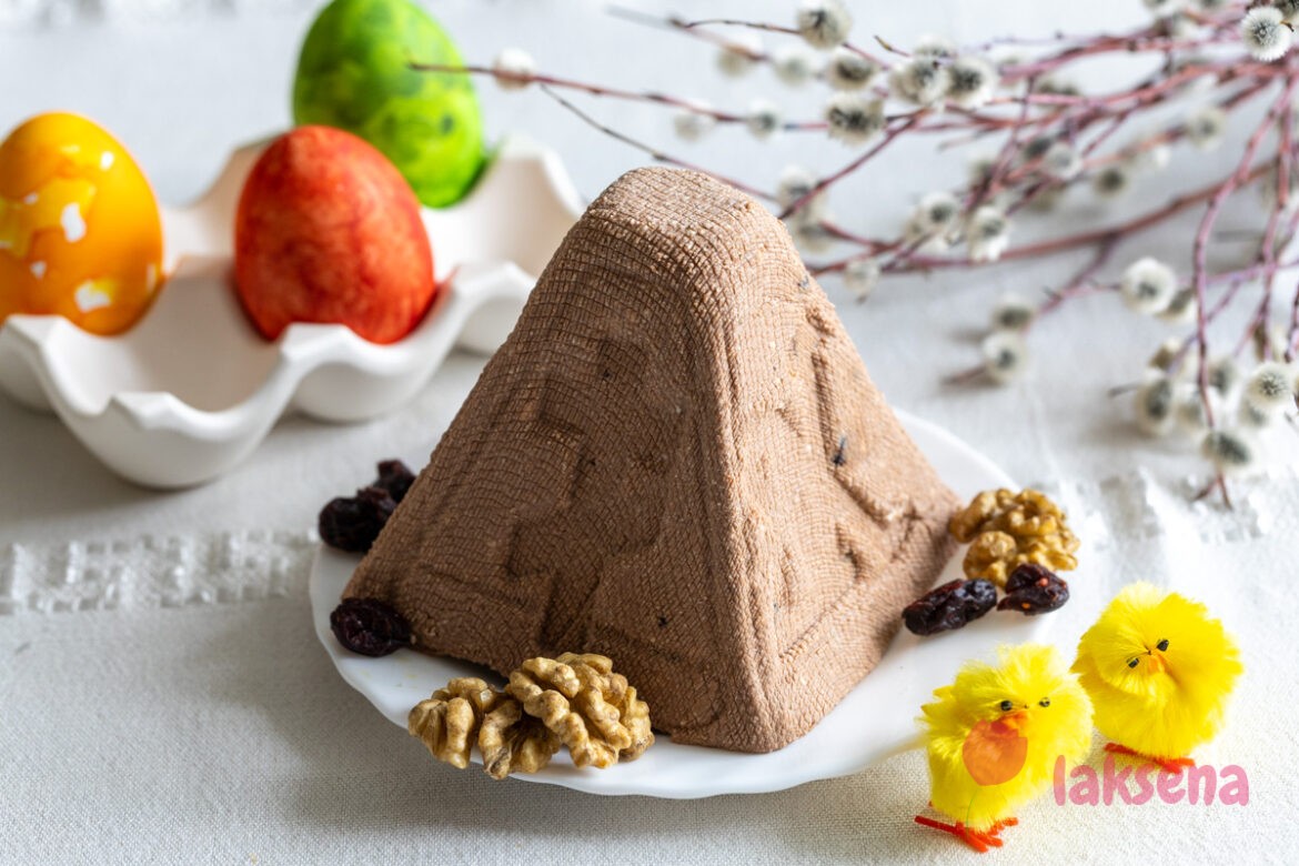 Шоколадная творожная пасха рецепт