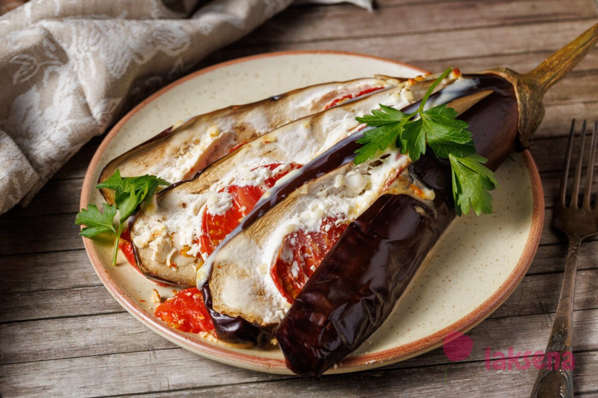 Баклажановый веер — рецепт запеченного баклажана