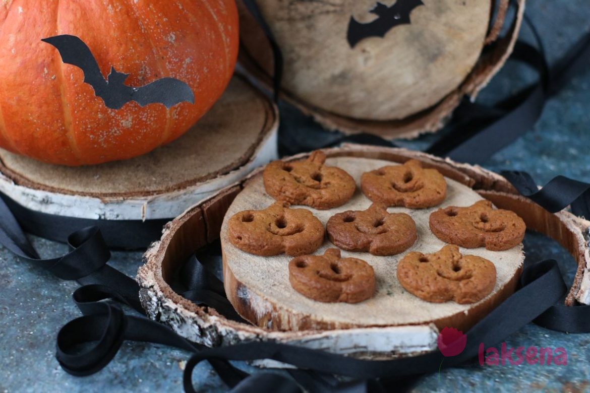 Тыквенное печенье на Хэллоуин с шоколадом