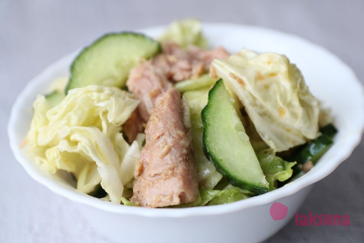 Салат с тунцом и пекинской капустой