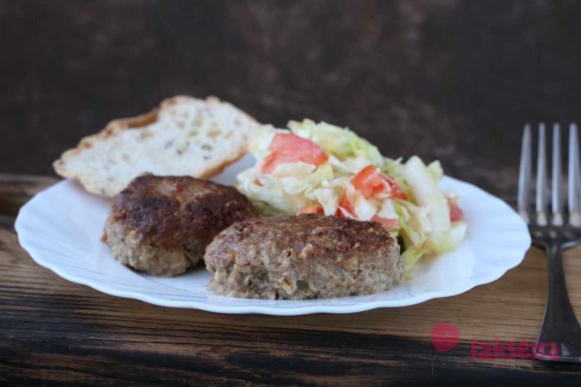 Котлеты с овсяными хлопьями, нежные и пышные