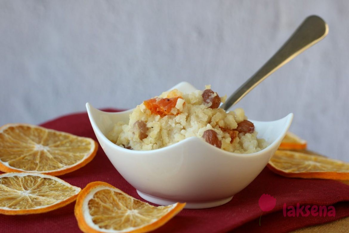 Каша пшенная с сухофруктами — почти десерт