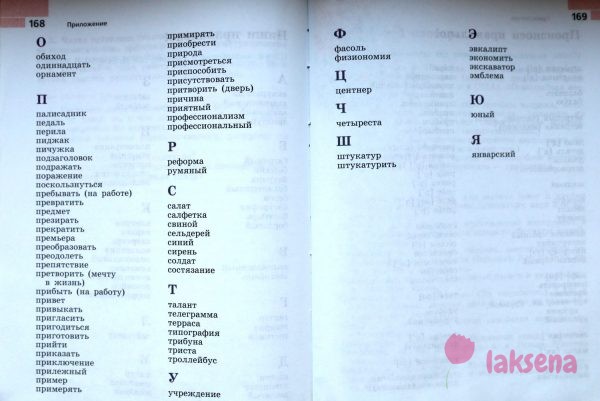 Словарные слова 6 класс (к программе Т.А. Ладыженской, М.Т. Баранова и др.)