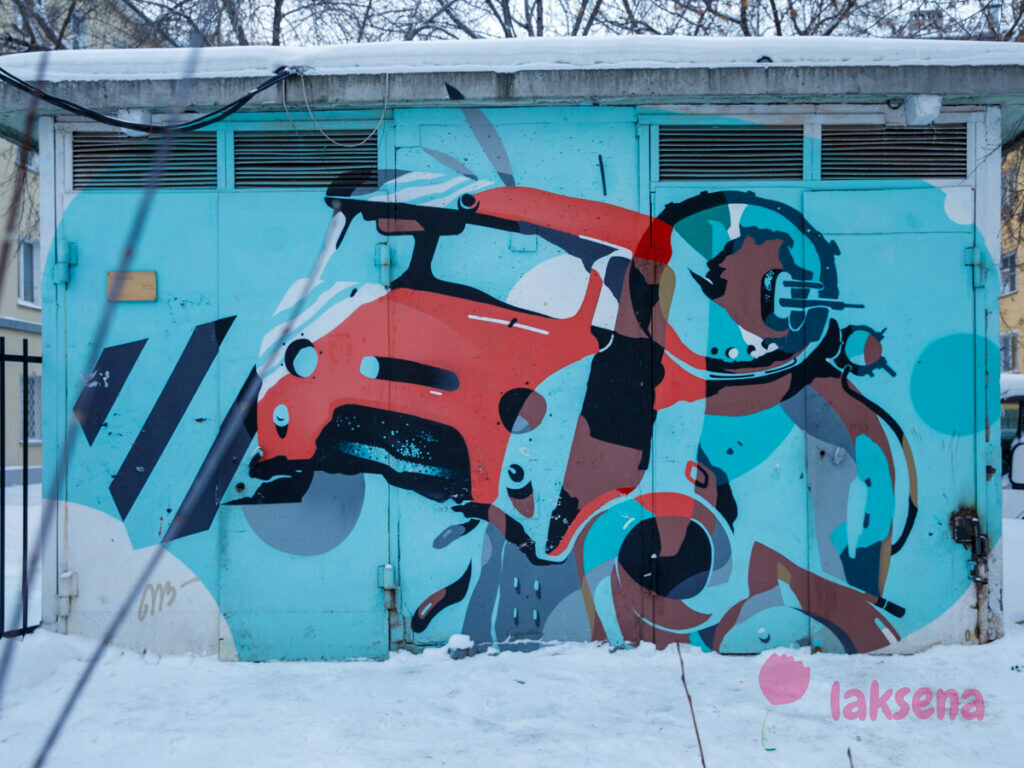 весна граффити муралы новосибирск