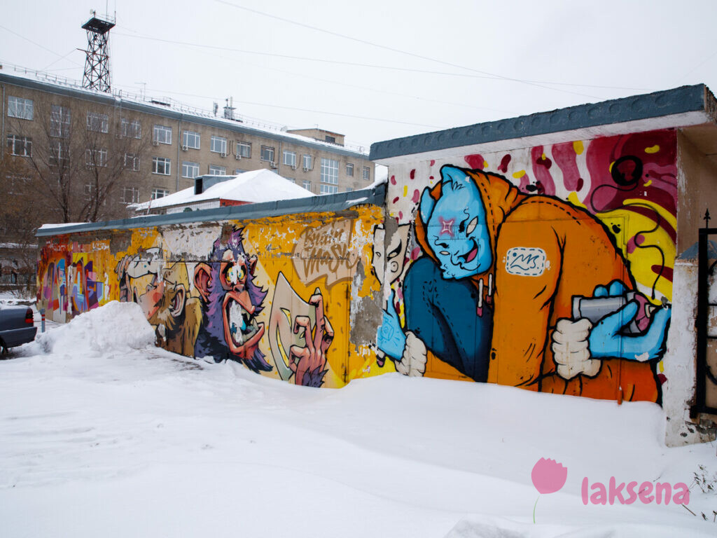 маски граффити новосибирск