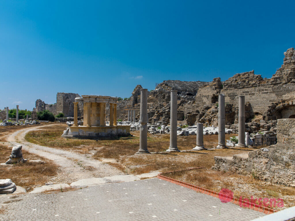 античный древний город сиде агора