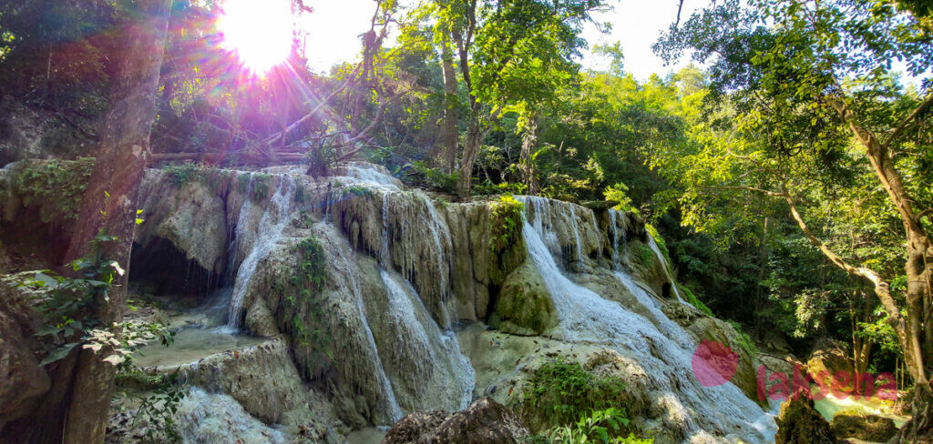Шестой уровень водопад эраван Dong Pruk Sa