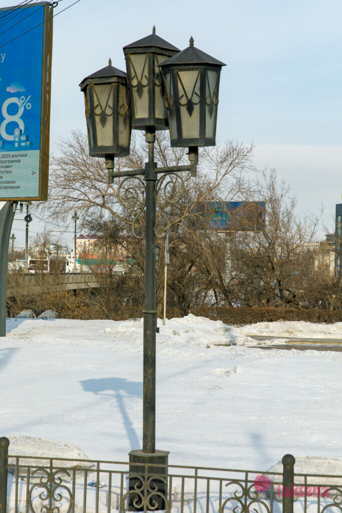 Уличные фонари Омска