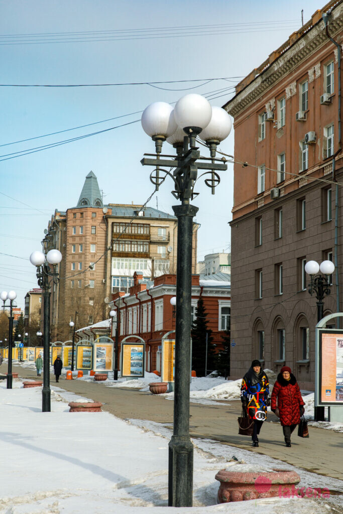 Уличные фонари города ОмскаУличные фонари города Омска