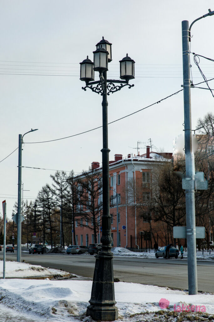 Уличные фонари Омска