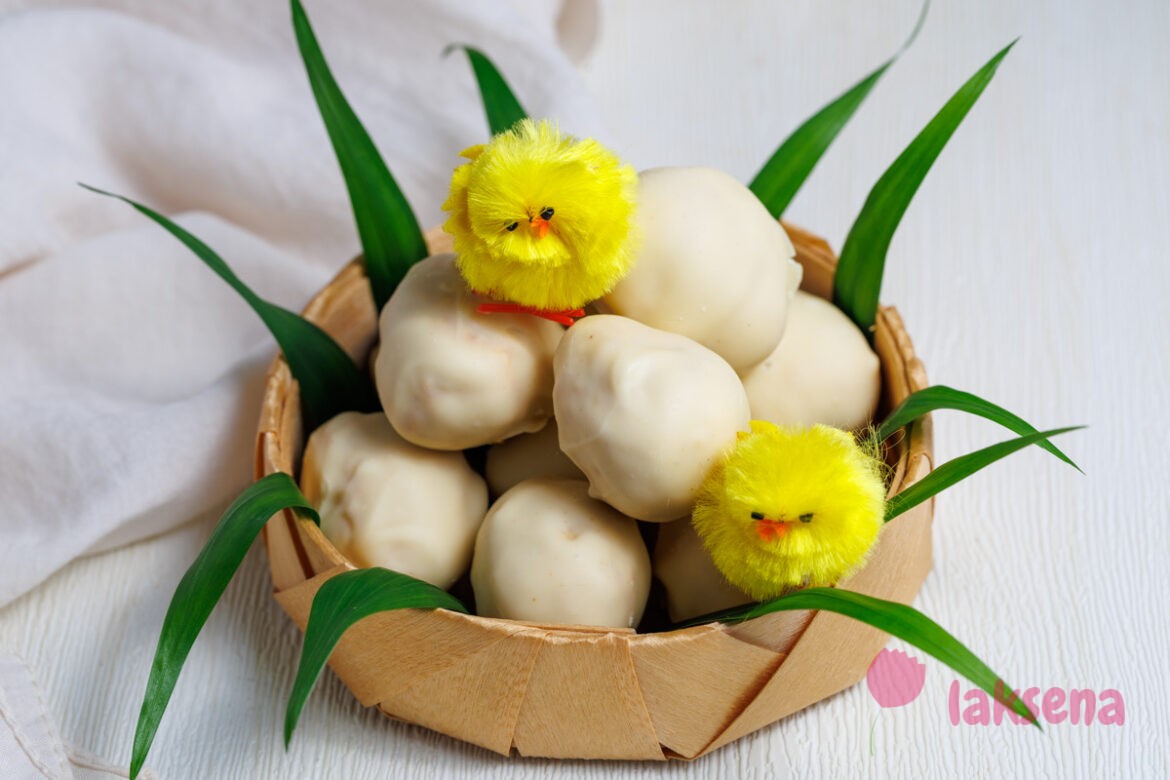 Пасхальные шоколадные яйца