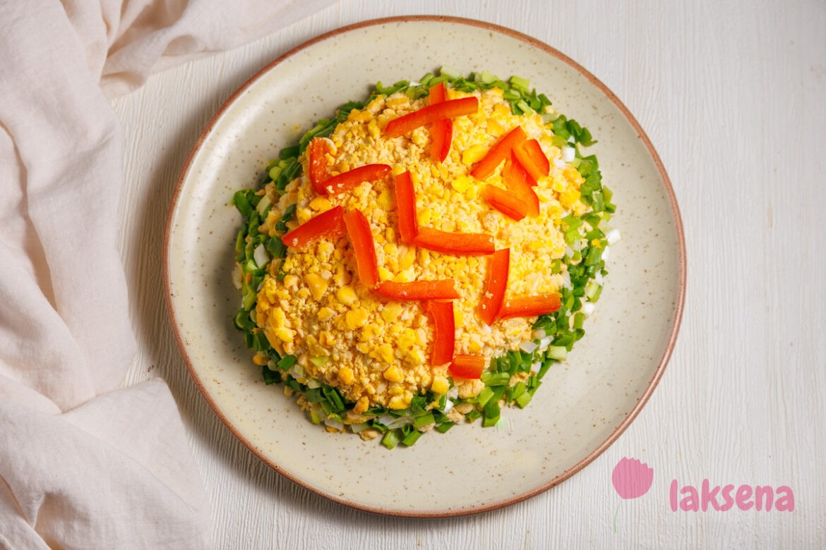 Салат Пасхальное яйцо