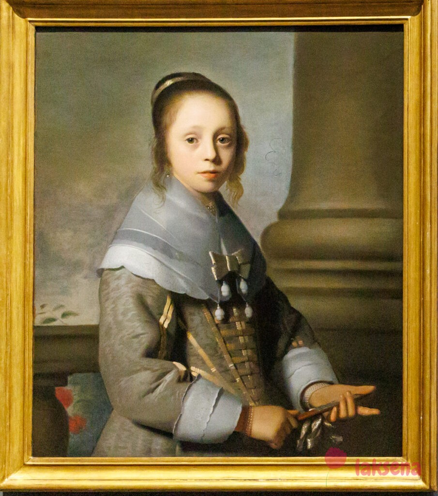 Лондонская национальная галерея XVII век голландцы рембрандт Портрет девушки, Исаак Луттичейс 