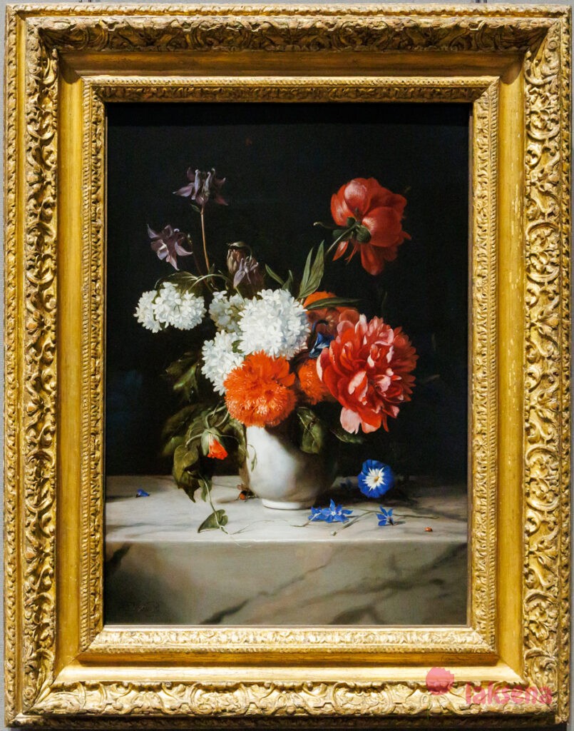 Лондонская национальная галерея XVII век голландцы рембрандт Цветы в вазе из белого камня, Дирк де Брей 