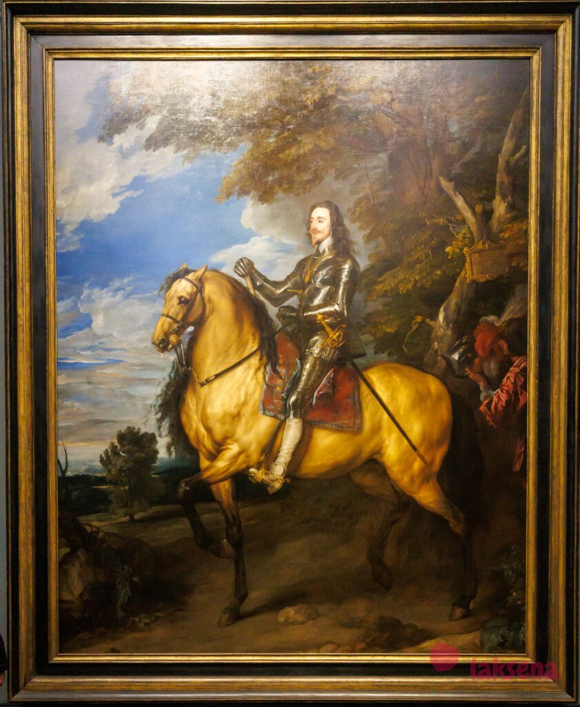 Лондонская национальная галерея рубенс и ван дейк  Конный портрет Карла I, Антонис Ван Дейк