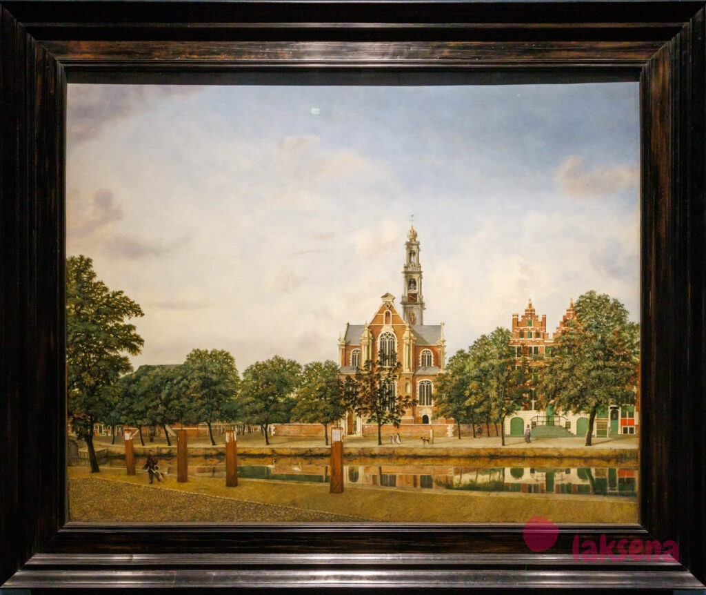 Лондонская национальная галерея XVII век голландцы рембрандт Вид на Вестеркерк, Амстердам, Ян ван дер Хейден