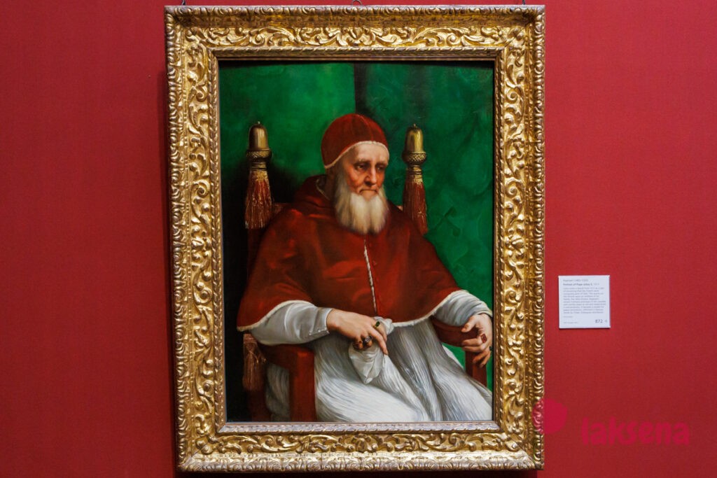 Шедевры Лондонской национальной галереи  Портрет Папы Юлия II, Рафаэль Санти