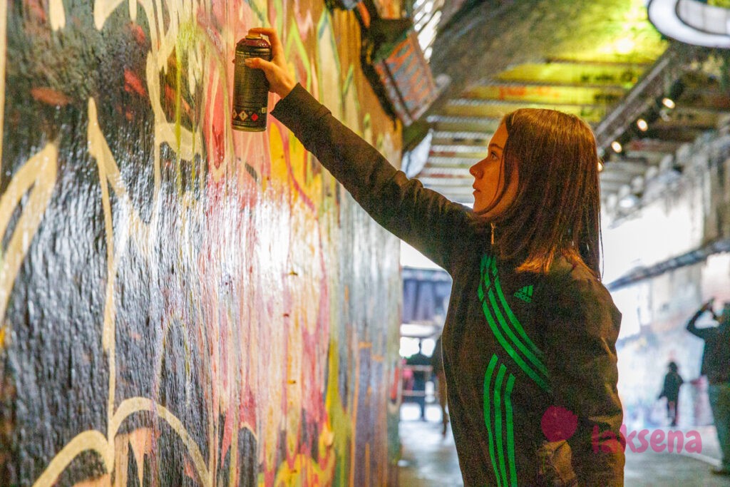 Leake Street arches графитти тоннель