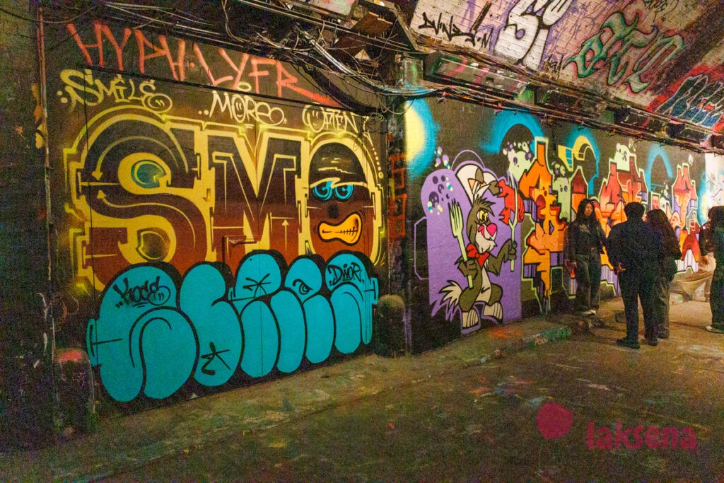 Leake Street arches графитти тоннель